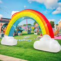 14 ft Inflatable Rainbow Music Archway, outdoor decoration